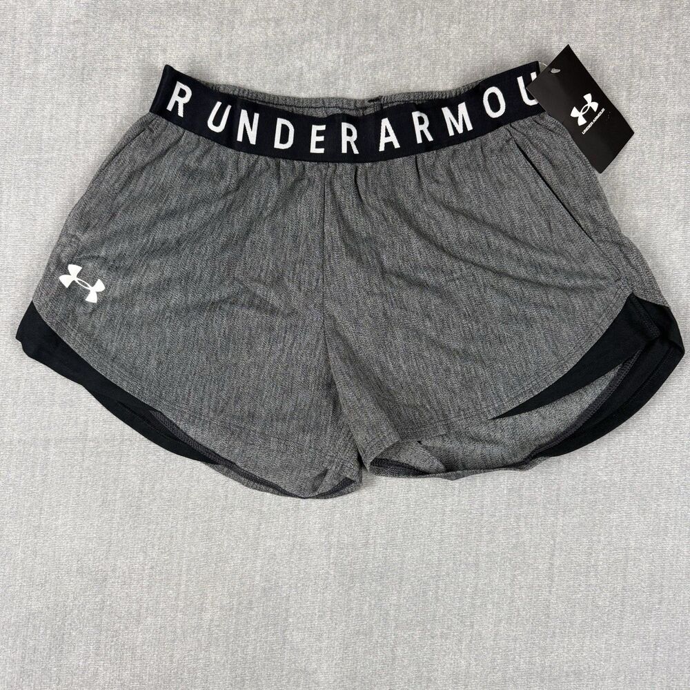 Under Armour Twist Shorts 3.0 Women’s XS Gray Loose New Active Gym Train Run
